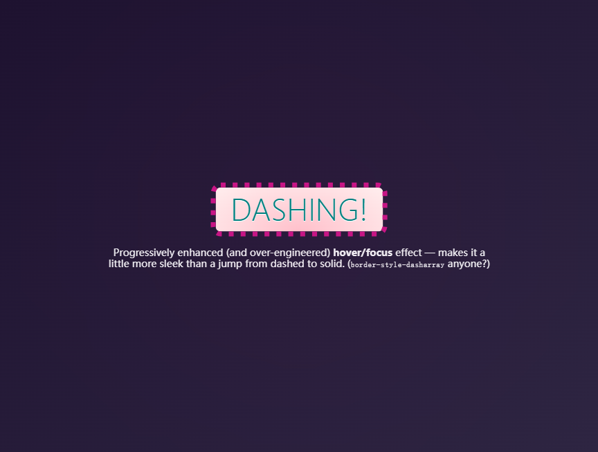 粉色按钮边框渐变动画制作样式