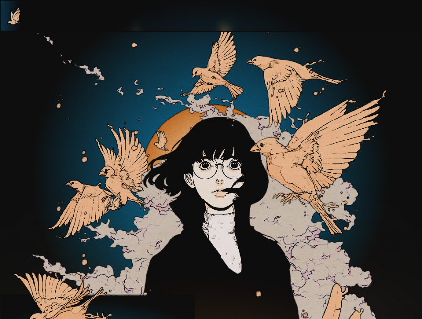 创意HTML5实例,可爱动漫风格分层插画设计 创意HTML5实例,可爱动漫风格分层插画设计