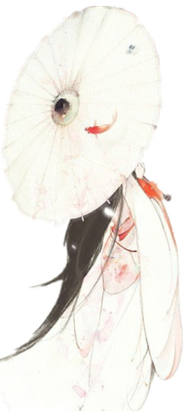 高清透明PNG格式古代美女手绘卡通元素设计素材下载