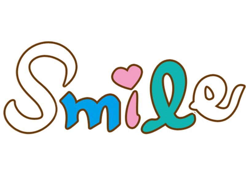 Smile高清PNG透明免扣英文元素及字体设计素材下载