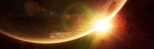 科幻星球主题高清透明PNG设计素材，大气banner背景海报图片一键下载