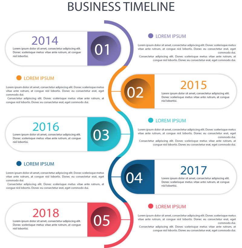 高清免扣彩色波浪数字序列PNG透明图及AI设计素材下载