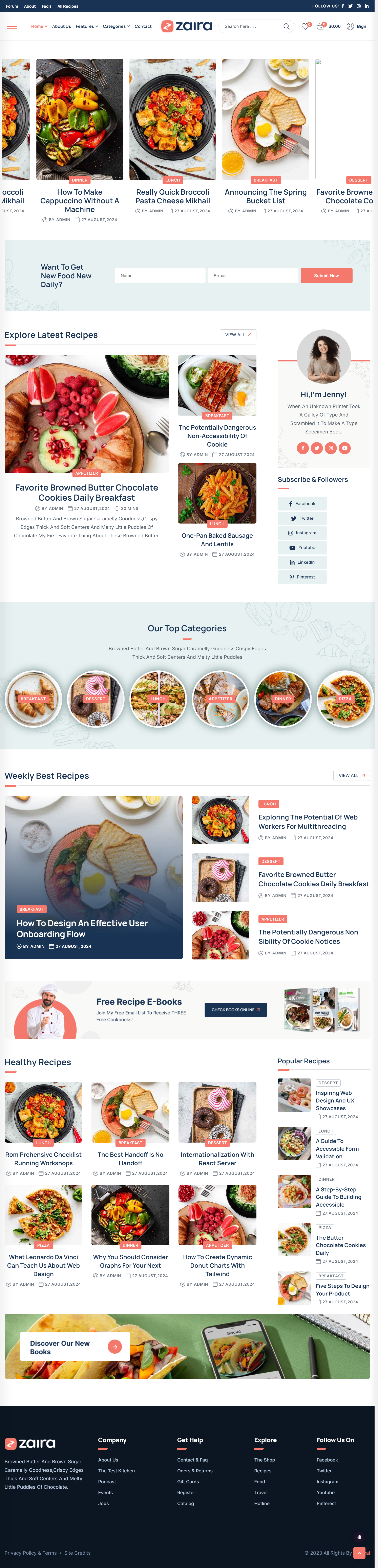 博客自媒体网站源码网页制作代码下载