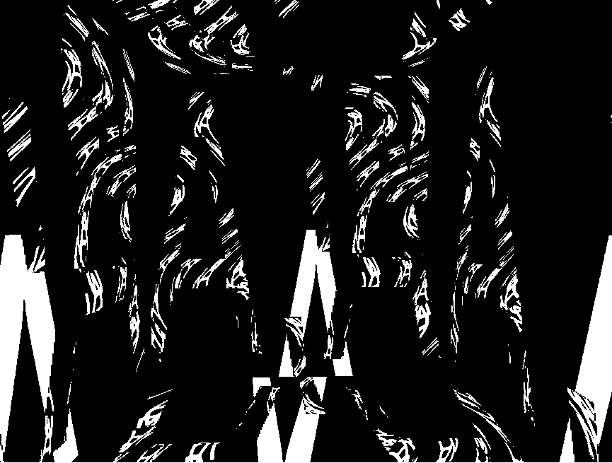 黑白旋转文字效果立体设计