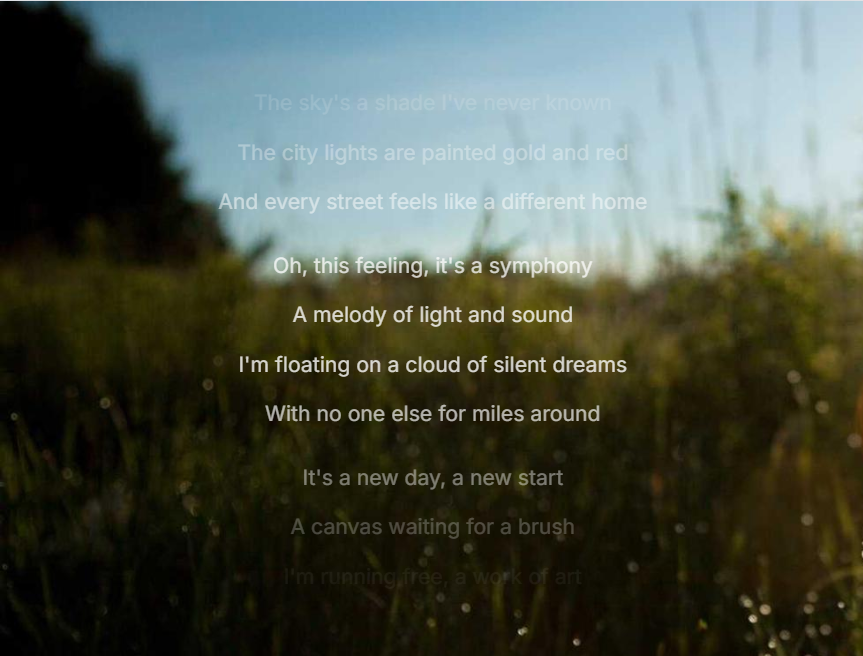 实用文字滚动透明文字效果制作