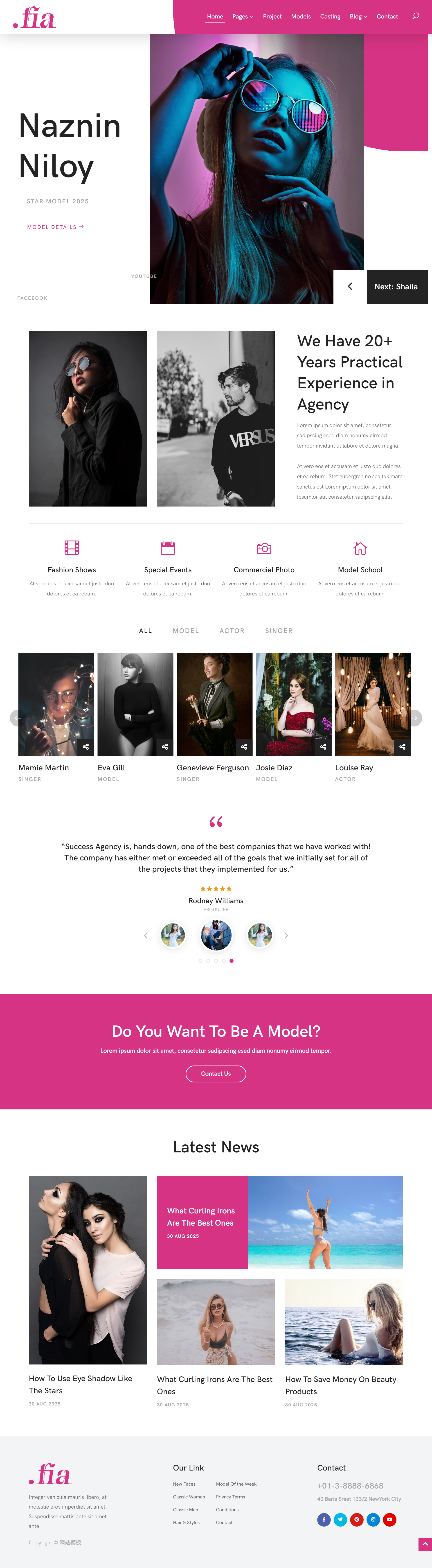 响应式经纪公司官方网站网页设计模板