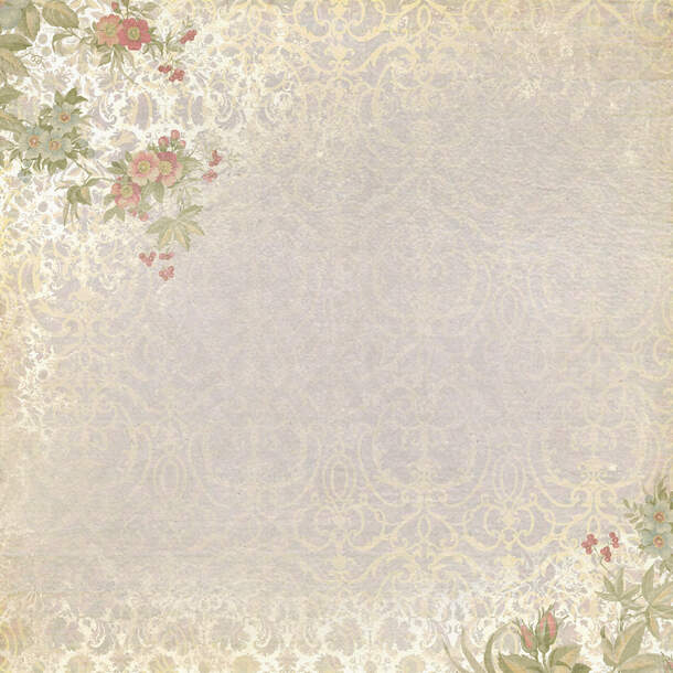 高清透明怀旧花纹边框PNG背景元素底纹设计素材免费下载