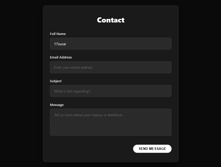 暗黑发光表单联动设计