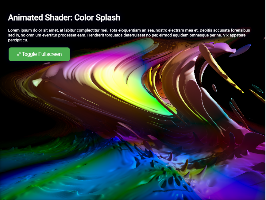 HTML5动态色彩波浪冲击效果图片下载实例 HTML5动态色彩波浪冲击效果图片下载实例