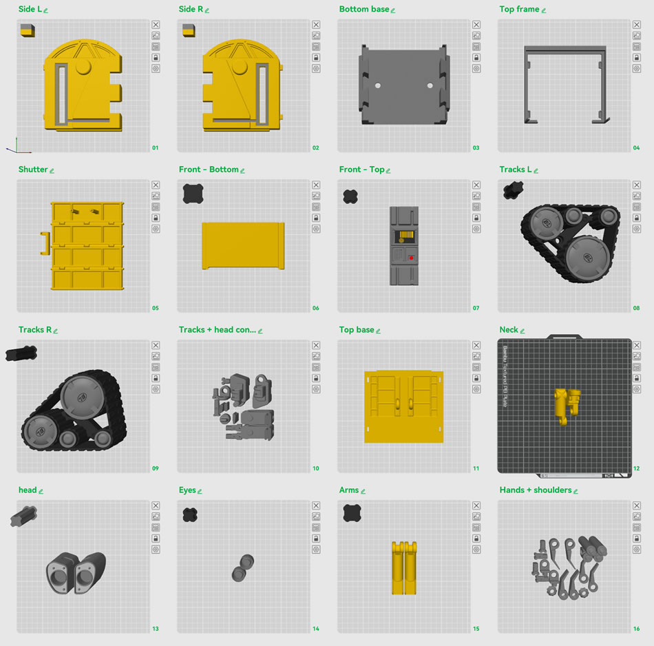 1765335781940456.jpg 3D打印项目:可动瓦力(纸巾盒)打印拼装完成