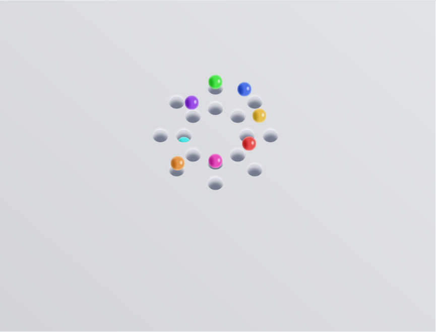 趣味弹珠3D循环动画,CSS3创意实例展示 趣味弹珠3D循环动画,CSS3创意实例展示