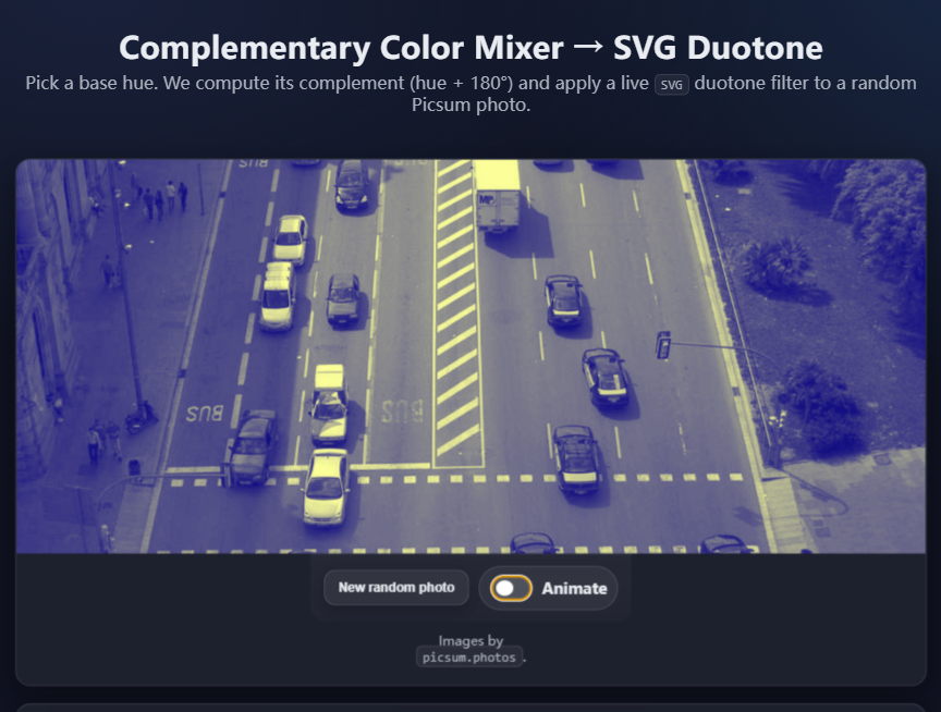 svg补色效果编辑器免费模板