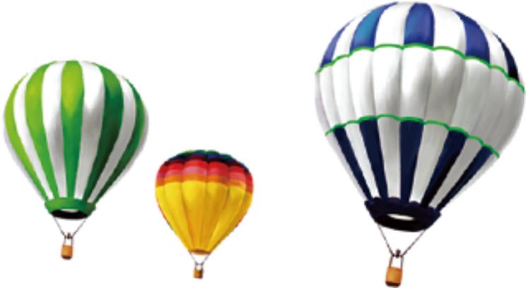高清透明彩色热气球漂浮PNG图片及设计素材下载
