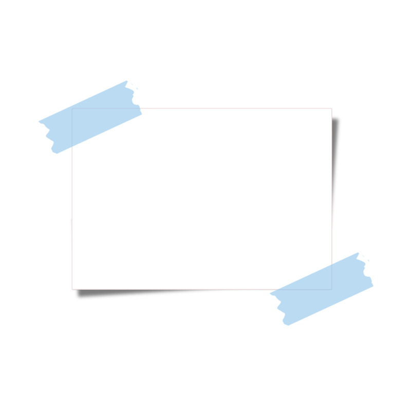 高清透明免扣白色便签纸PNG图片，设计素材元素下载