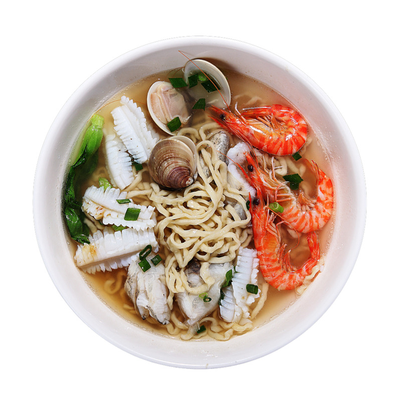 高清透明PNG海鲜面实物图及生活用品装饰设计素材下载