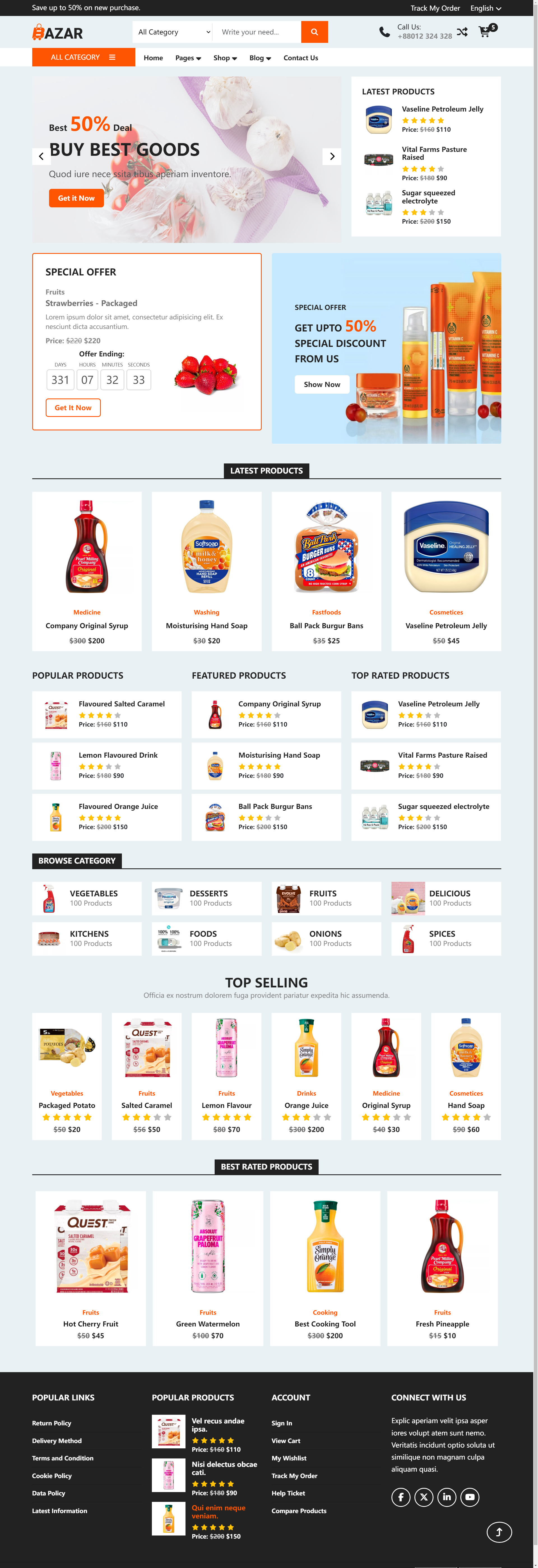 淘宝店Bootstrap5商城网站模板免费下载必备