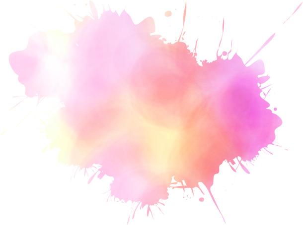 高清透明PNG，创意渐变喷溅墨迹笔触装饰素材图片设计下载