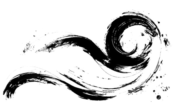 高清透明墨水笔触PNG免扣装饰素材与设计图片下载