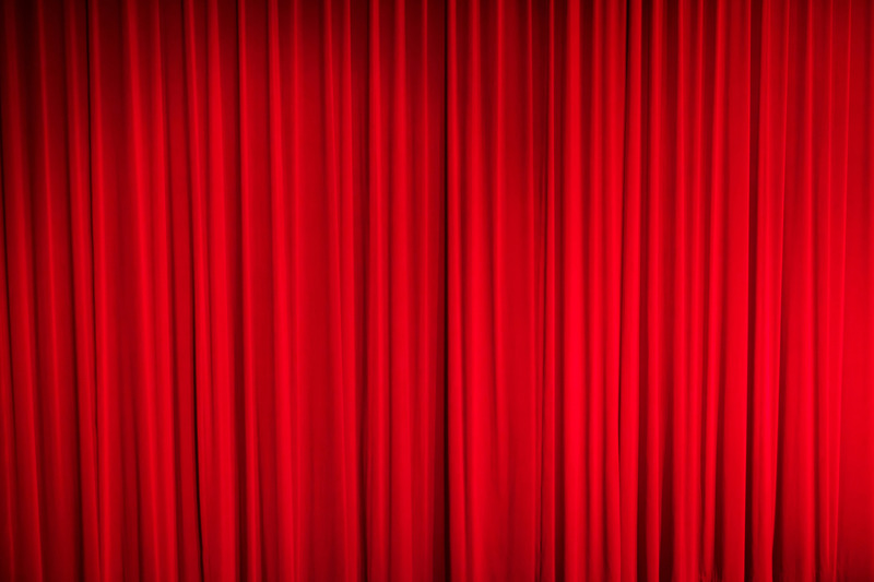 红色幕布背景高清PNG透明装饰元素设计素材免费下载