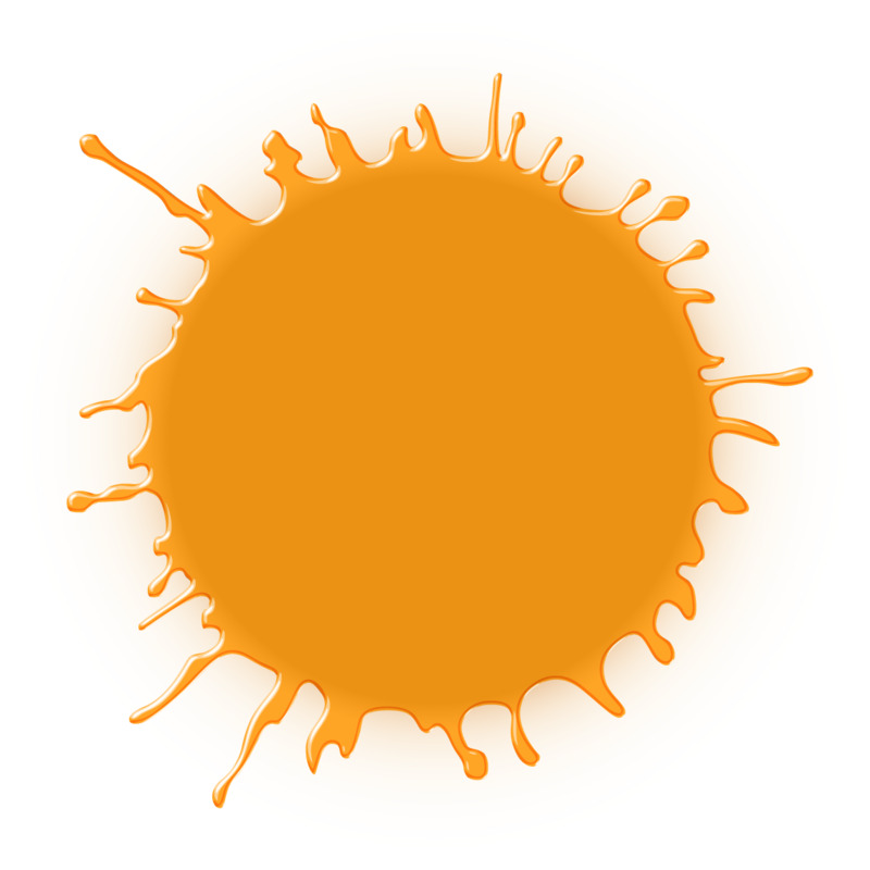 果汁喷溅效果高清PNG透明植物装饰元素AI素材免费下载