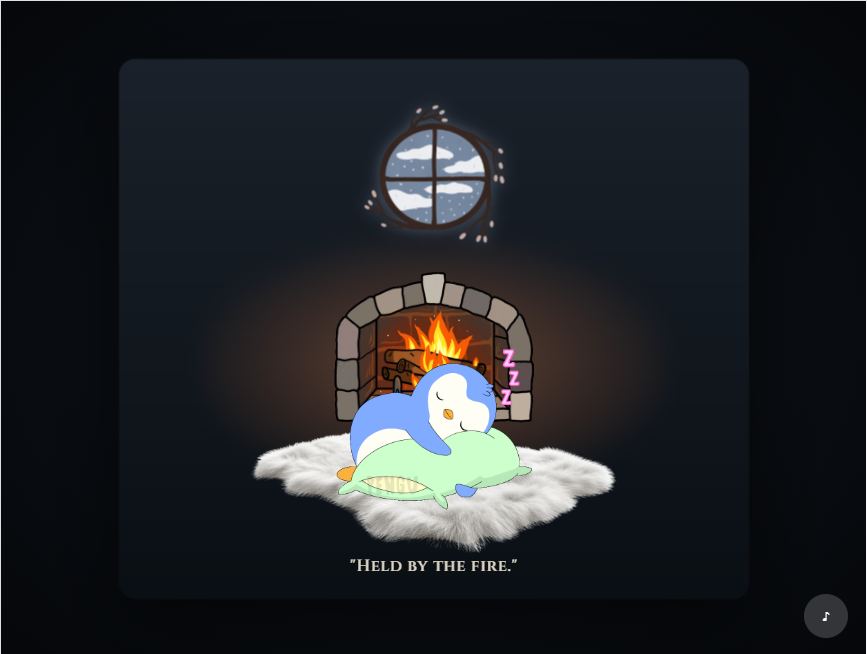 壁炉冬眠动态图gif素材