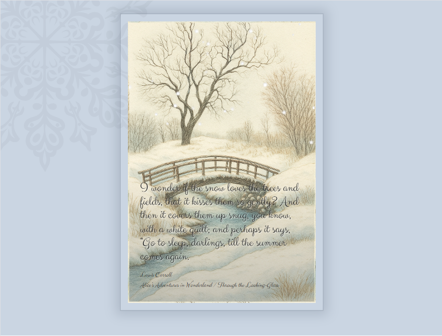 氛围雪花动态雪景背景图素材，CSS3实例免费下载