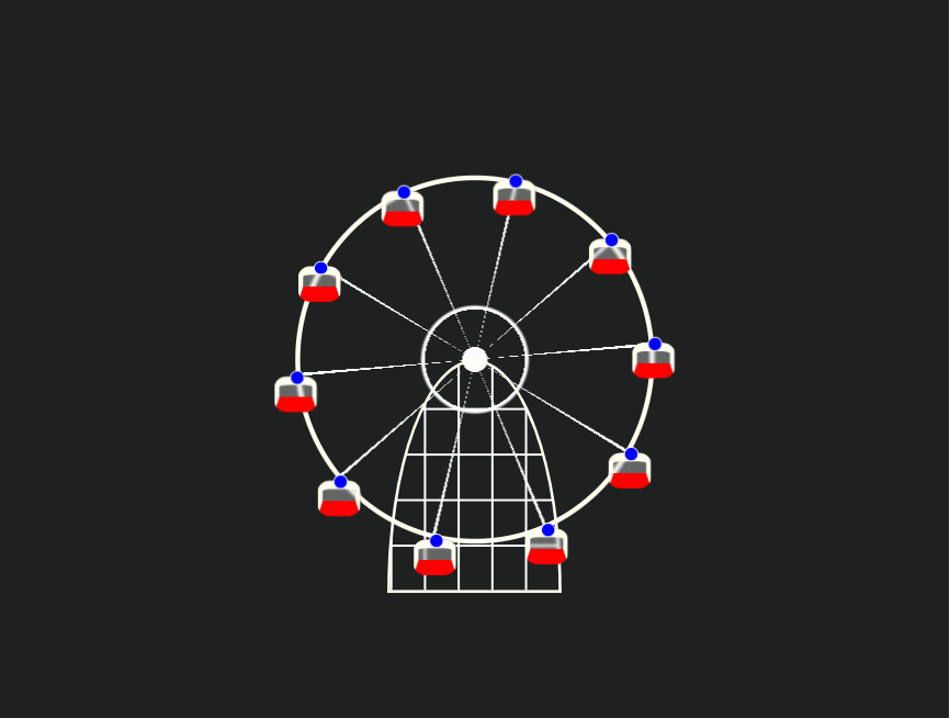 摩天轮加载中gif动态图片下载