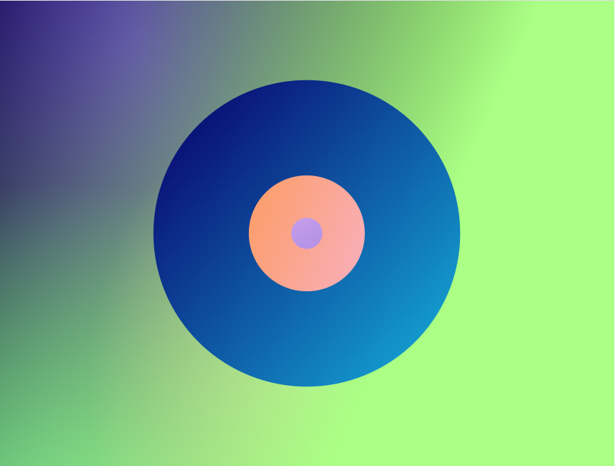 错位圆形层级图动画素材