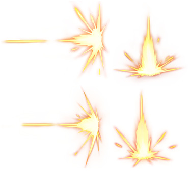 游戏光效高清PNG透明装饰元素特效设计素材免费下载