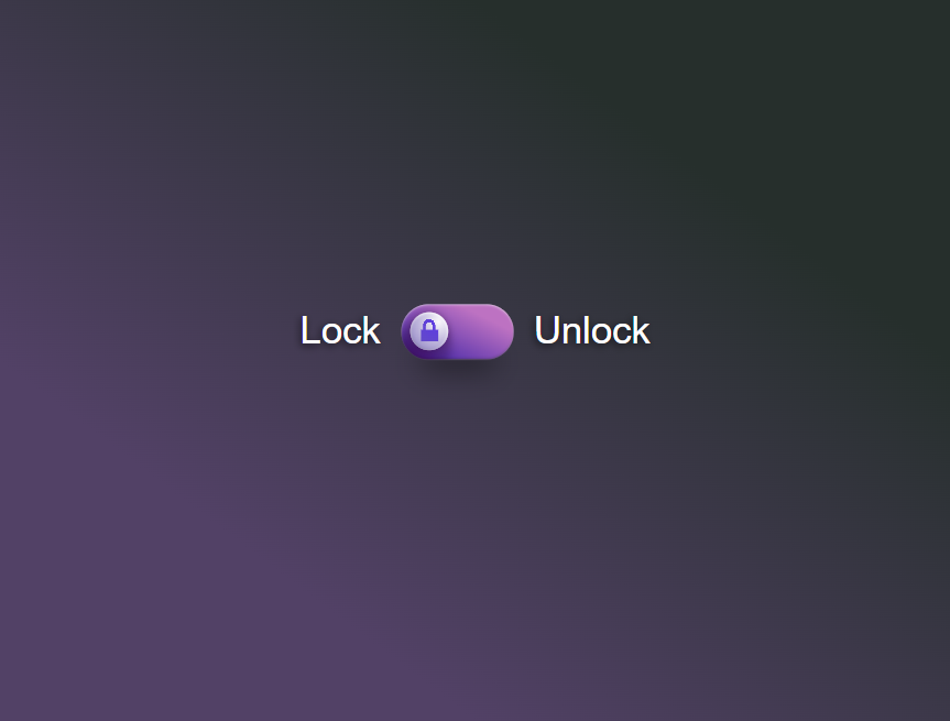 锁定开关按钮动画制作创意