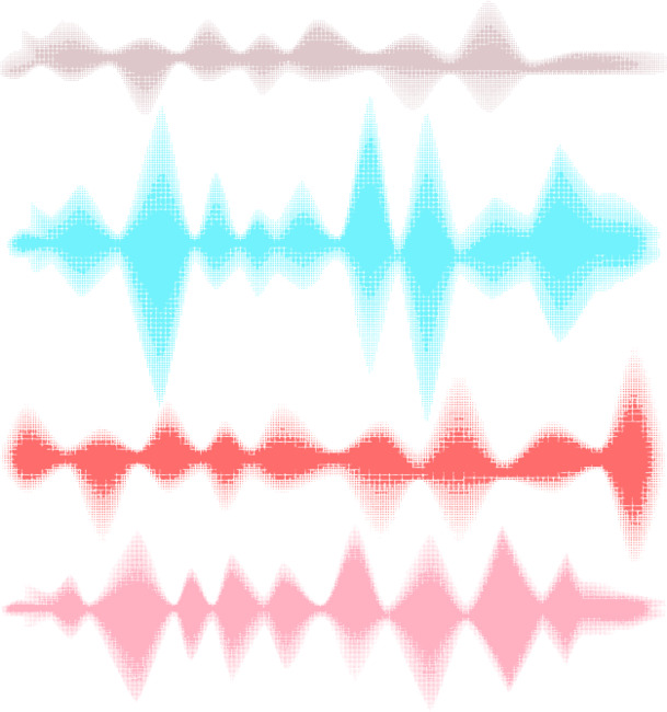 彩色波浪纹路高清PNG透明AI格式装饰花纹素材免费下载