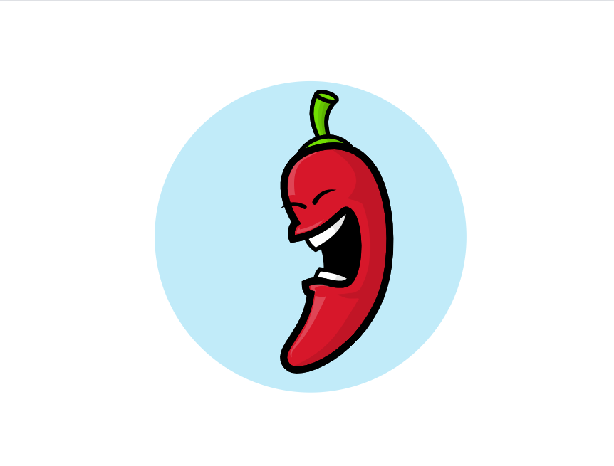 卡通版辣椒喷火动态表情包必备