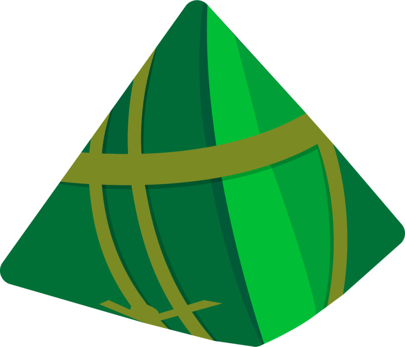 端午节粽子绿色元素高清PNG透明图片设计素材免费下载