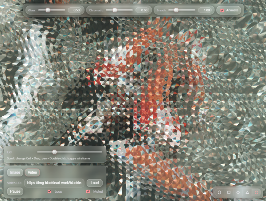 液体流动玻璃拟态效果素材必备