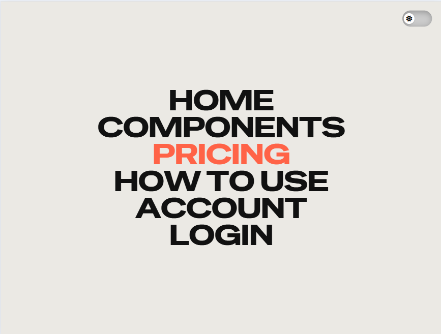 通用导航栏深浅模式切换壁纸悬停效果