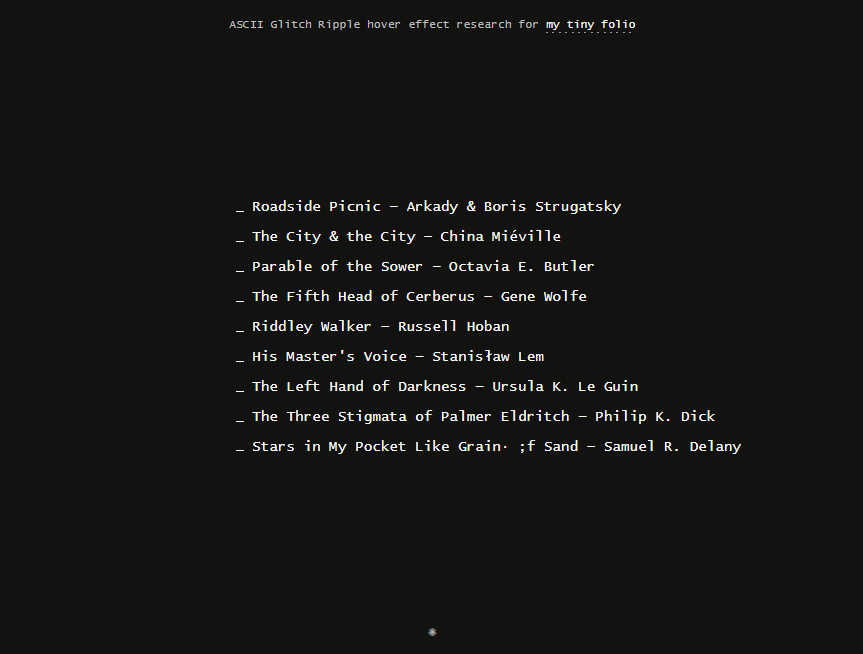 波纹跳动文字闪烁代码