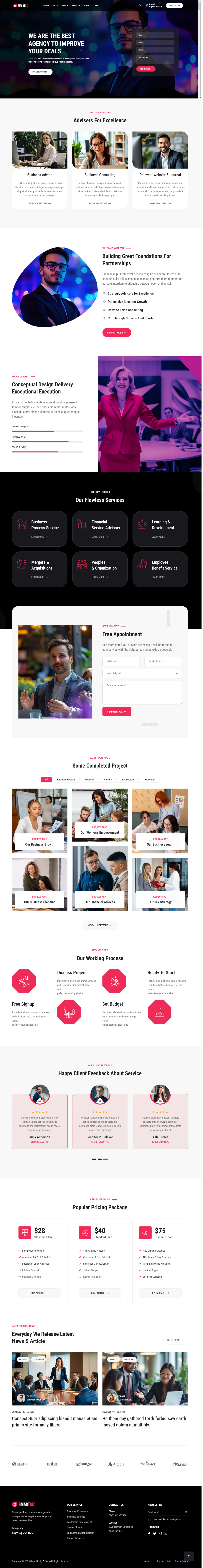 代理财务咨询公司服务网站网站模板