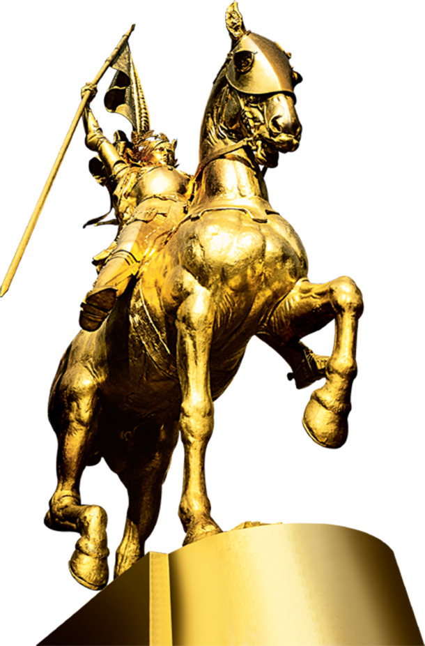 金色将军战马国庆节高清PNG透明图片设计素材免费下载