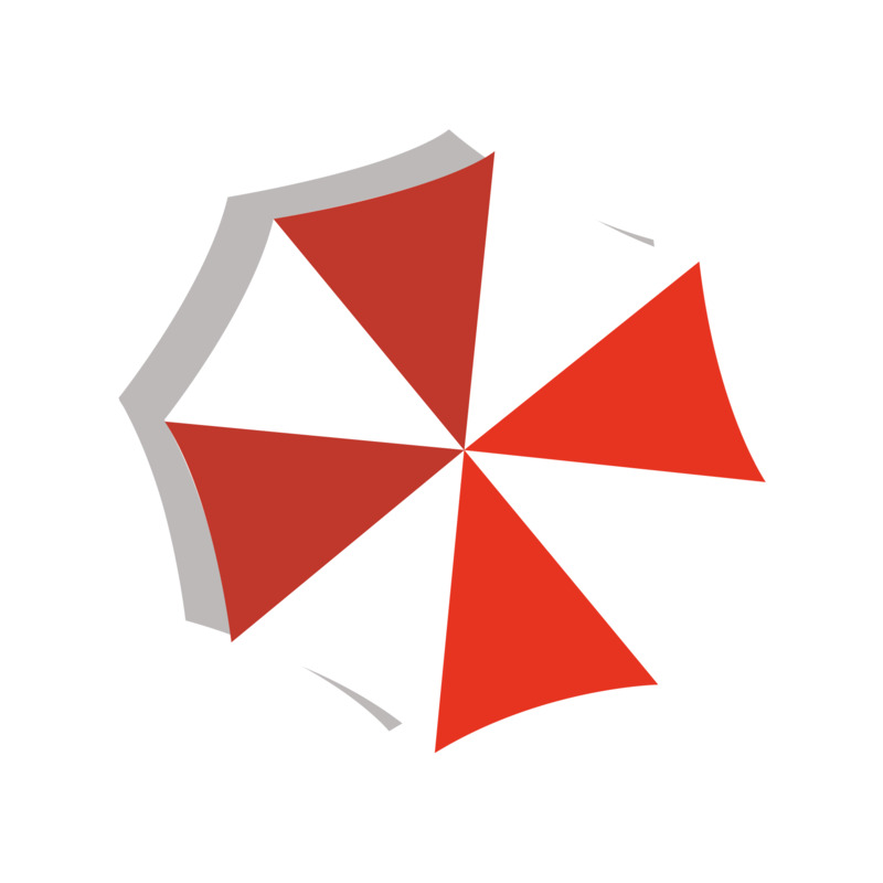 沙滩伞手绘卡通元素高清PNG透明图片设计素材免费下载