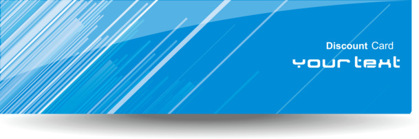 蓝色英文放射装修高清PNG透明背景设计素材免费下载