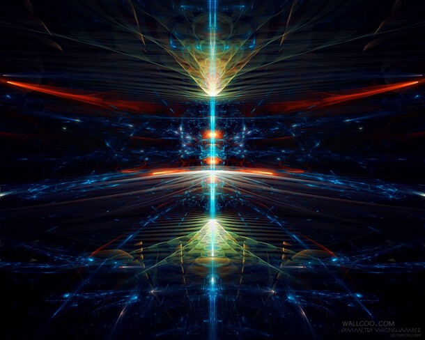 科技蓝色光效高清透明PNG抽象梦幻设计素材免费下载