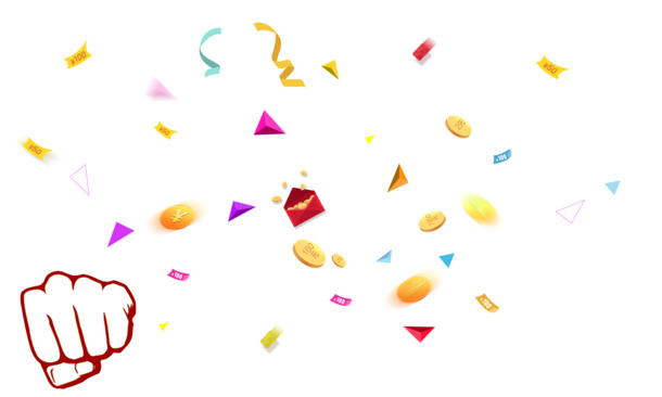 漂浮金币高清PNG透明漂浮元素设计素材免费下载