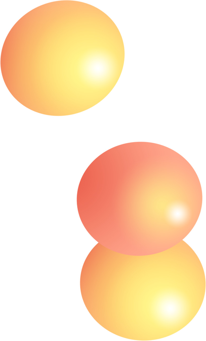 可爱光滑椭圆几何图漂浮元素高清PNG透明活动设计素材免费下载