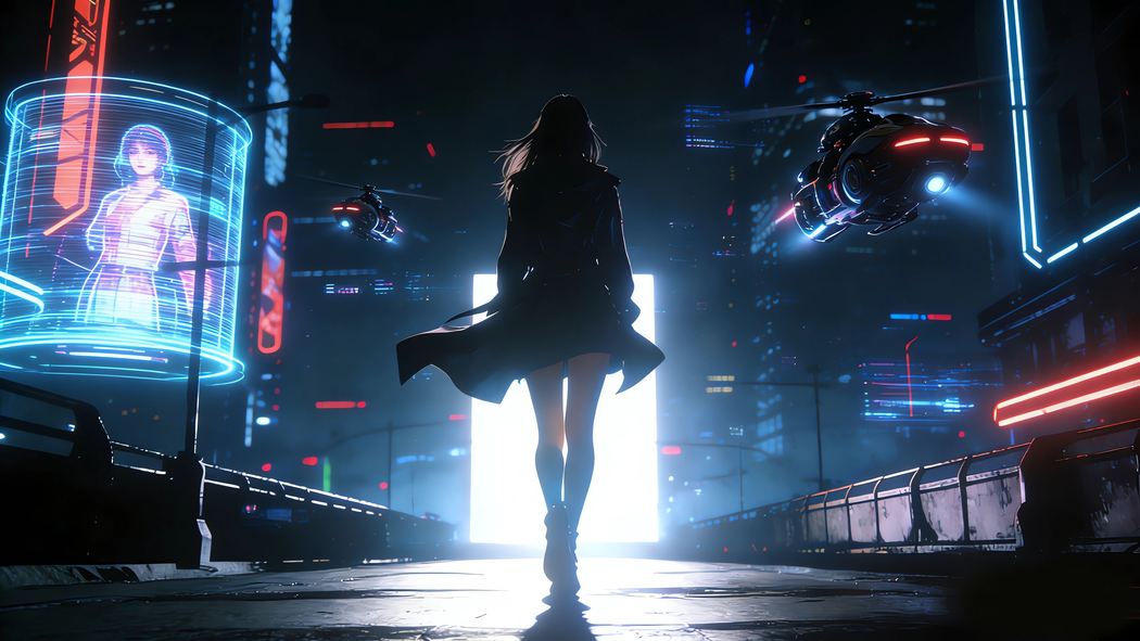 从黑暗走向有光的女孩 4K动漫高清壁纸3840x2160免费下载