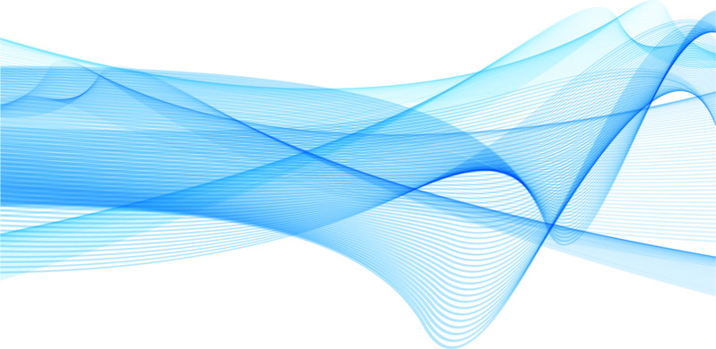 蓝色科技线条背景高清PNG透明装饰素材免费下载