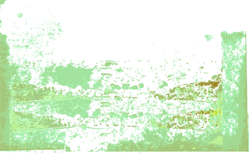 绿色仿旧边框纹理墨迹笔触高清PNG透明设计素材免费下载
