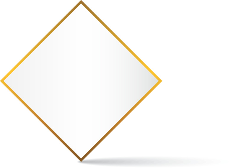 金色方框背景高清PNG透明装饰边框设计素材免费下载