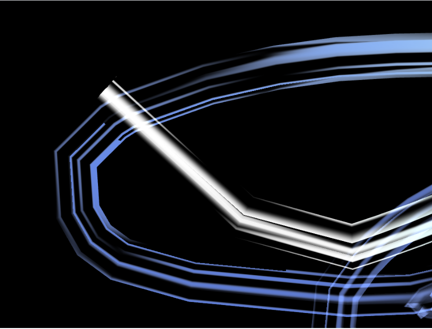 简单动态光标线条发光跟随特效制作