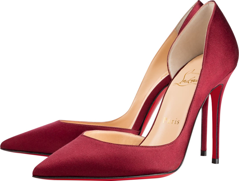 红色时尚女鞋高清PNG透明图-生活用品设计素材免费下载