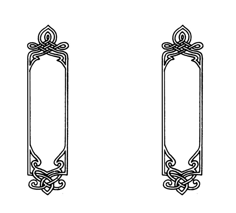古典元素高清PNG透明边框装饰设计素材免费下载